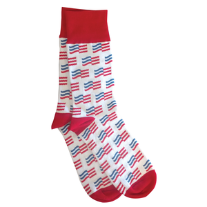 Red, White and Blue Flag Dress Socks Red, White and Blue Flag Dress Socks